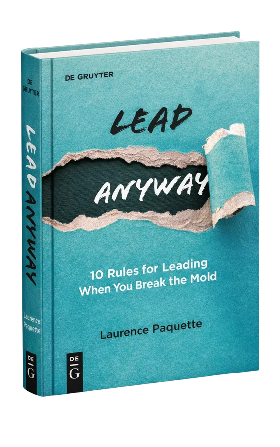 Lead Anyway book cover, transparent background.
